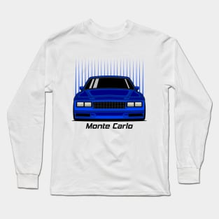 Racing Blue Monte Carlo Art Long Sleeve T-Shirt